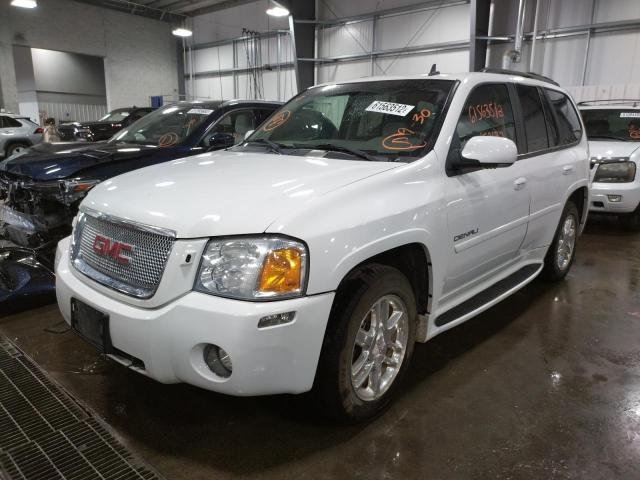 1GKET63M282179077 - 2008 GMC ENVOY DENA WHITE photo 2