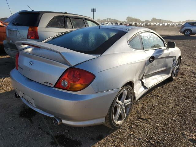 KMHHN65F84U116903 - 2004 HYUNDAI TIBURON GT SILVER photo 4