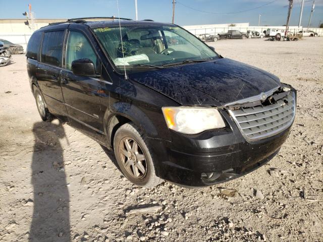 2A8HR54P68R835950 - 2008 CHRYSLER TOWN & COU BLACK photo 1