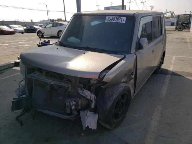 JTLKT324550216858 - 2005 TOYOTA SCION XB Grau Foto 2
