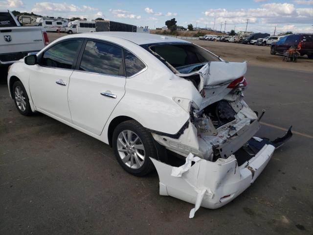 3N1AB7AP4FY316425 - 2015 NISSAN SENTRA WHITE photo 3