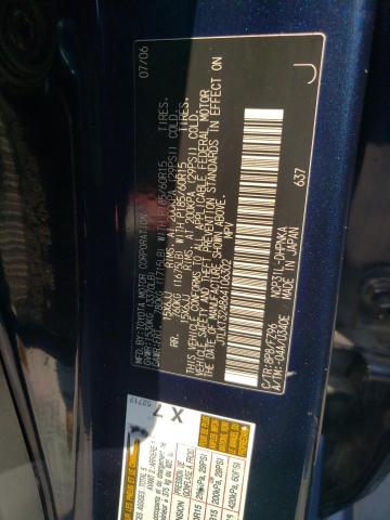 JTLKT324864106302 - 2006 TOYOTA SCION XB 黑色 照片 10