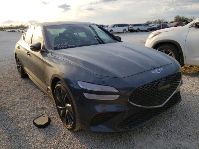 KMTG54TE2PU106520 - 2023 GENESIS G70 BASE GRAY photo 1