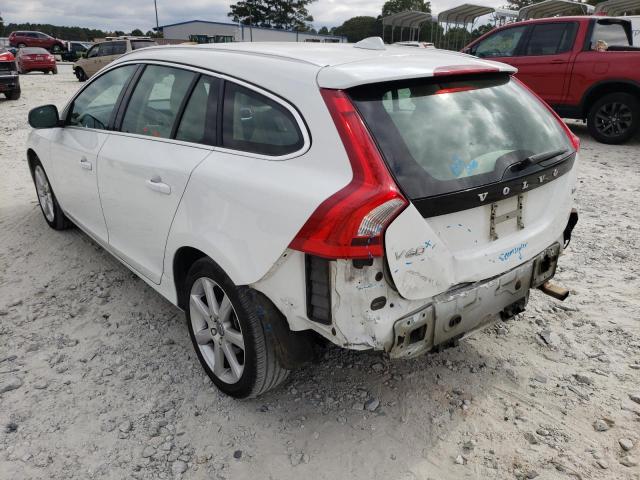 YV140MEK6G1302636 - 2016 VOLVO V60 T5 PRE WHITE photo 3