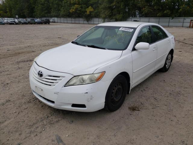 4T1BE46K17U704992 - 2007 TOYOTA CAMRY CE WHITE photo 2