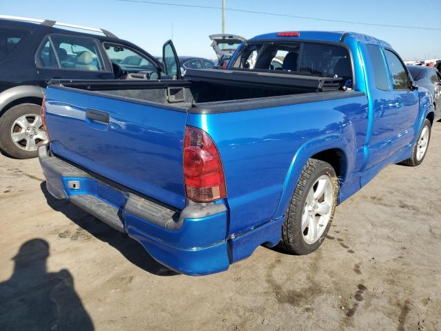 5TETU22N07Z444849 - 2007 TOYOTA TACOMA X-R BLUE photo 4