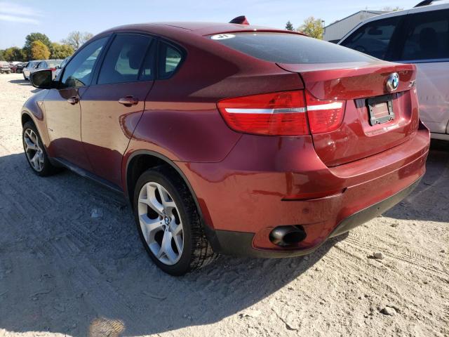 5UXFG2C53BLX05268 - 2011 BMW X6 XDRIVE3 RED photo 3