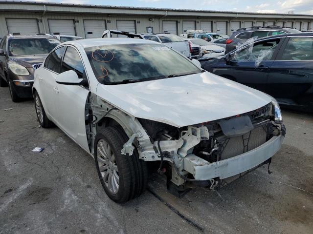 W04GV5EV5B1054550 - 2011 BUICK REGAL CXL WHITE photo 1