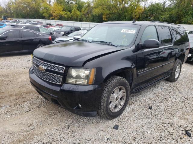 1GNFK16307J350722 - 2007 CHEVROLET SUBURBAN K BLACK photo 2