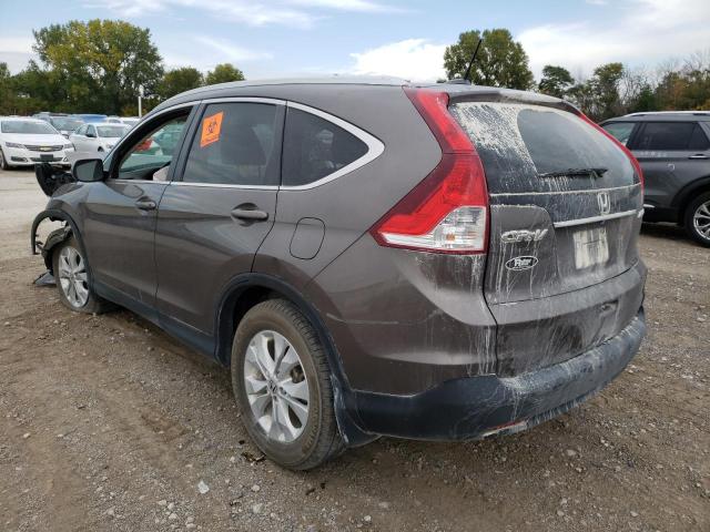 2HKRM4H72EH698156 - 2014 HONDA CR-V GRAY photo 3