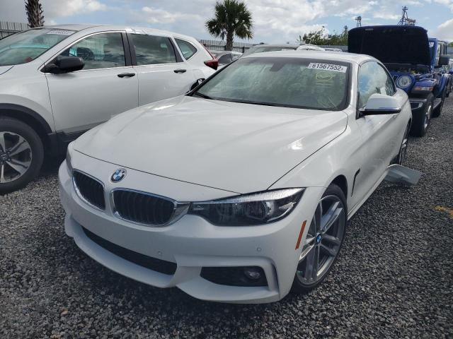 WBA4Z1C54JEC72463 - 2018 BMW 430I WHITE photo 2