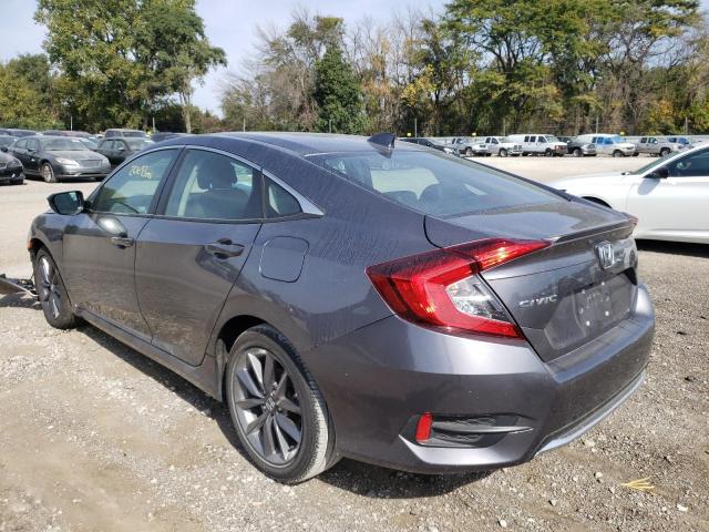 19XFC1F71ME012313 - 2021 HONDA CIVIC EXL 灰色 照片 3