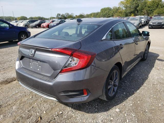 19XFC1F71ME012313 - 2021 HONDA CIVIC EXL 灰色 照片 4