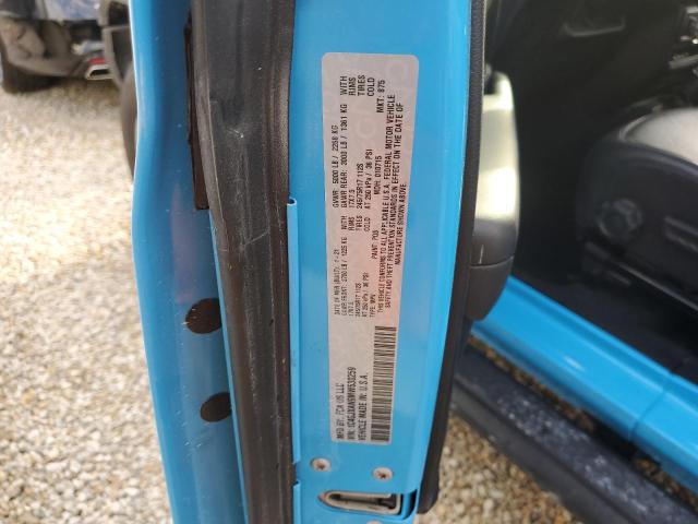 1C4GJXAN9MW630259 - 2021 JEEP WRANGLER S Mavi foto 10