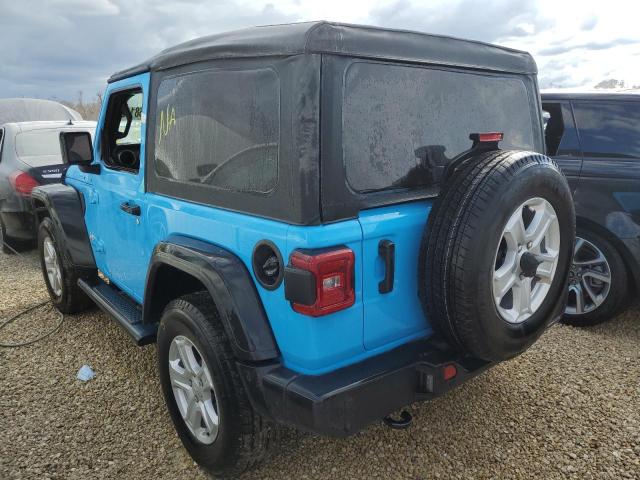 1C4GJXAN9MW630259 - 2021 JEEP WRANGLER S Mavi foto 3