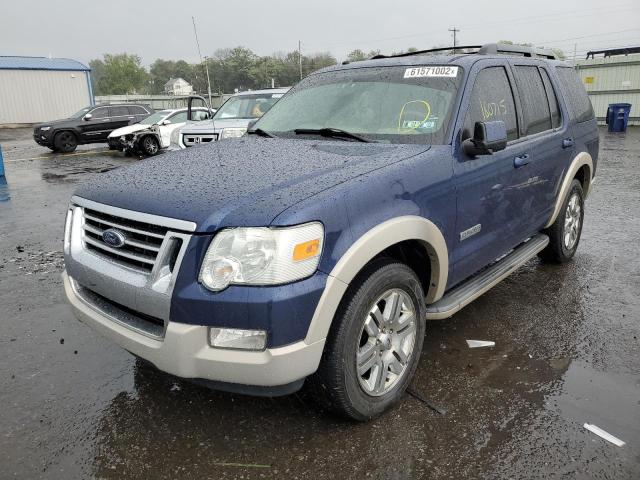 1FMEU74E78UA85315 - 2008 FORD EXPLORER E BLUE photo 2