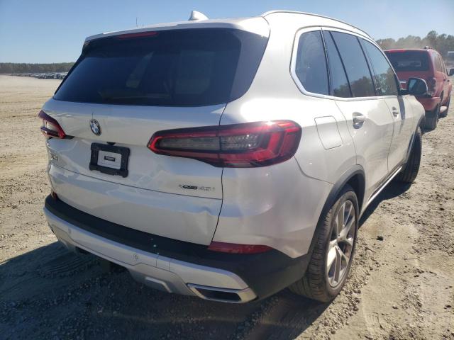 5UXCR6C53KLL07417 - 2019 BMW X5 XDRIVE4 WHITE photo 4