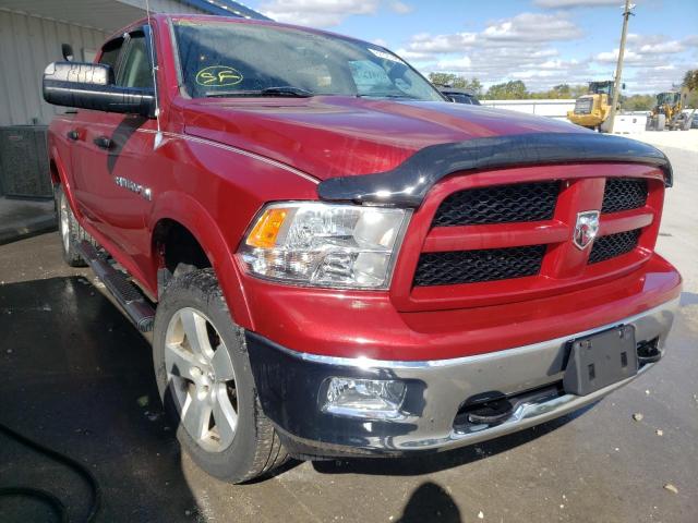 1C6RD7LT1CS242208 - 2012 DODGE RAM 1500 S RED photo 1