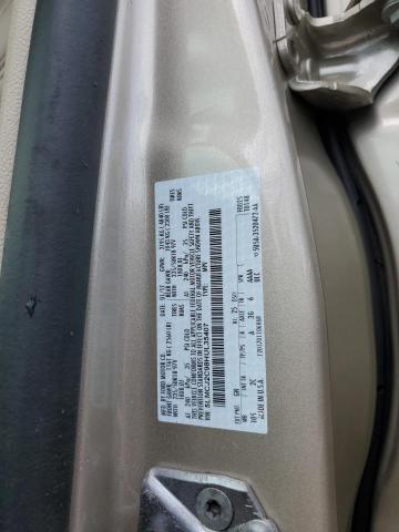 5LMCJ2C98HUL35407 - 2017 LINCOLN MKC SELECT ოქროსფერი ფოტო 10