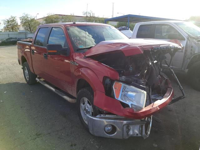 1FTRW14889FA56659 - 2009 FORD F150 SUPER RED photo 1