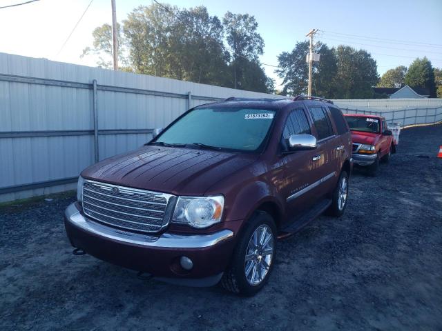 1A8HW58248F133821 - 2008 CHRYSLER ASPEN LIMI MAROON photo 2