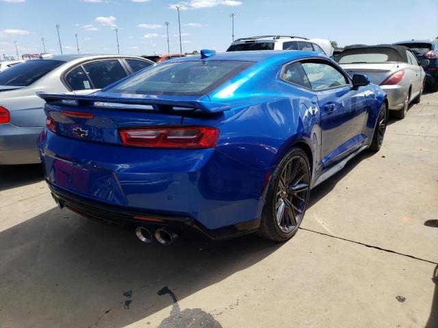 1G1FK1R67J0113794 - 2018 CHEVROLET CAMARO ZL1 BLUE photo 4