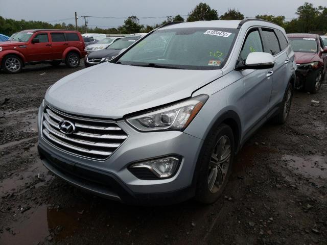 KM8SRDHF6DU003817 - 2013 HYUNDAI SANTA FE L SILVER photo 2