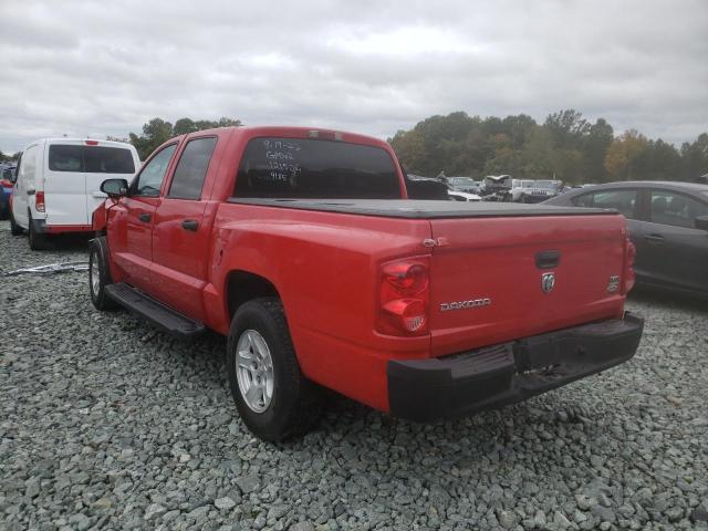 1D7HE28N36S584185 - 2006 DODGE DAKOTA QUA RED photo 3