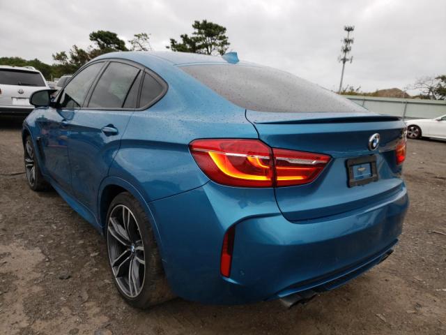 5YMKW8C59G0R43325 - 2016 BMW X6 M BLUE photo 3