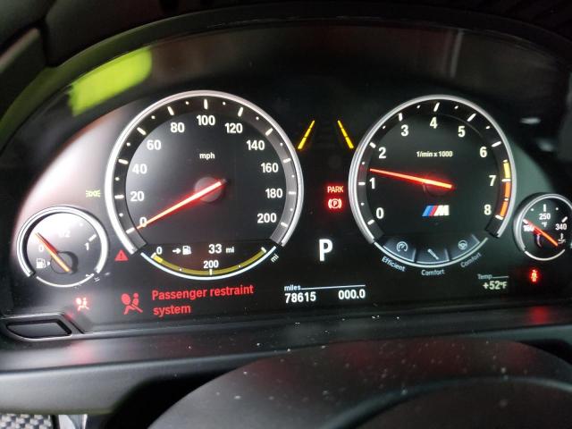 5YMKW8C59G0R43325 - 2016 BMW X6 M BLUE photo 8