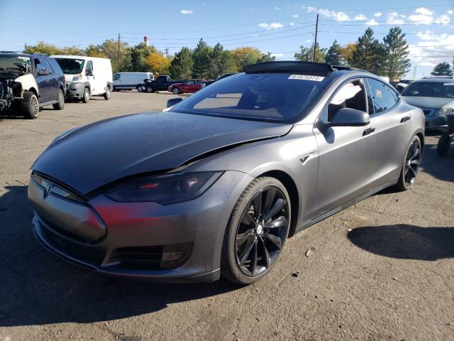 5YJSA1E23GF124409 - 2016 TESLA MODEL S Boz foto 2