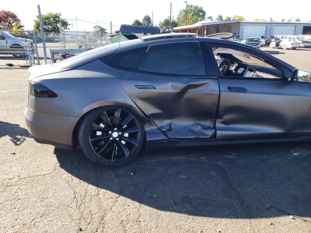 5YJSA1E23GF124409 - 2016 TESLA MODEL S Boz foto 9