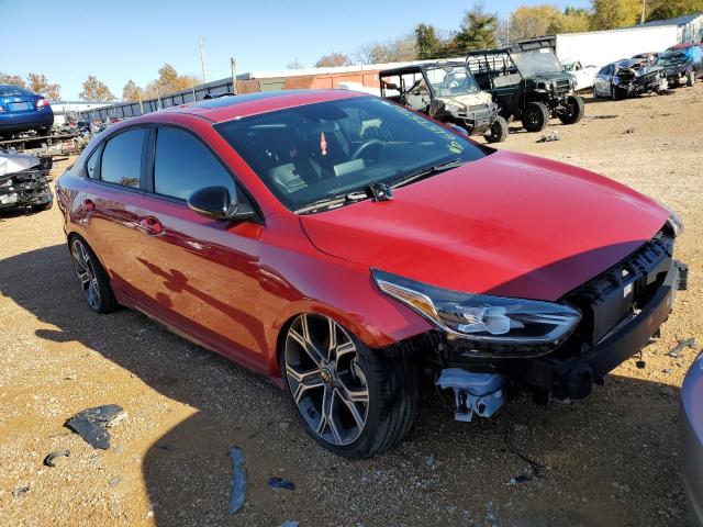 3KPF44AC5ME372039 - 2021 KIA FORTE GT RED photo 1