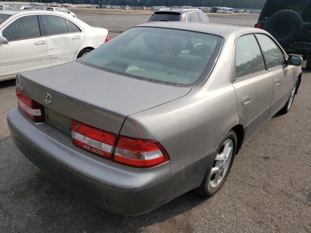 JT8BF28G415106250 - 2001 LEXUS ES 300 BEIGE photo 4