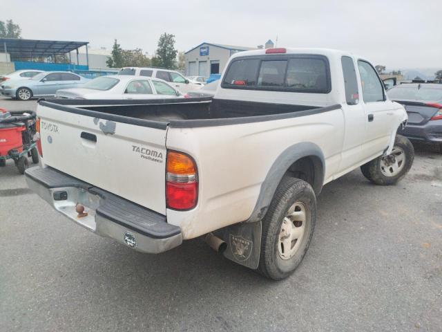 5TESM92N11Z813357 - 2001 TOYOTA TACOMA XTR WHITE photo 4