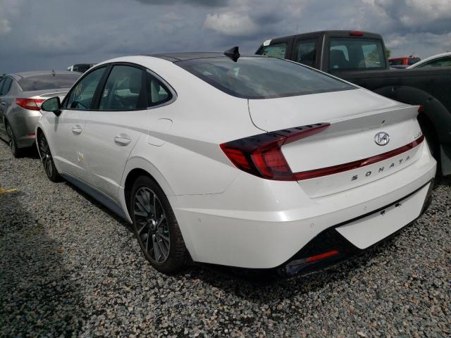 KMHL34J20NA205178 - 2022 HYUNDAI SONATA LIM WHITE photo 3