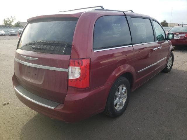 2A4RR5DG9BR604148 - 2011 CHRYSLER TOWN & COU BURGUNDY photo 4