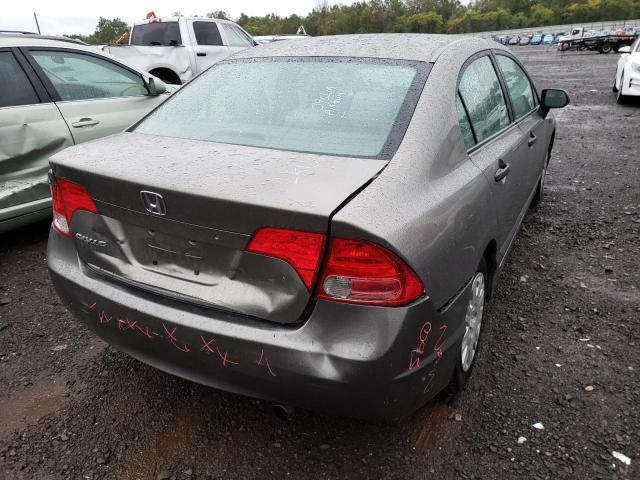 1HGFA16236L094597 - 2006 HONDA CIVIC DX GRAY photo 4