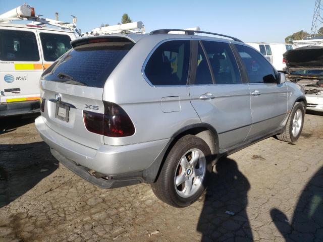 5UXFB33572LH30116 - 2002 BMW X5 4.4I SILVER photo 4