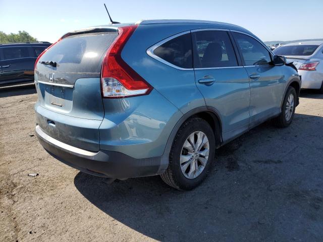 2HKRM3H77EH512962 - 2014 HONDA CR-V EXL BLUE photo 4