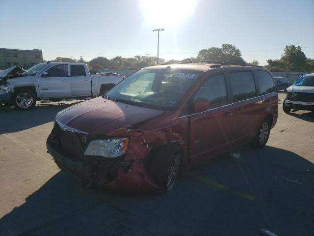 2A8HR54P68R841196 - 2008 CHRYSLER TOWN & COU RED photo 2