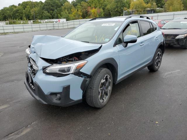 JF2GTHNC9M8289850 - 2021 SUBARU CROSSTREK BLUE photo 2