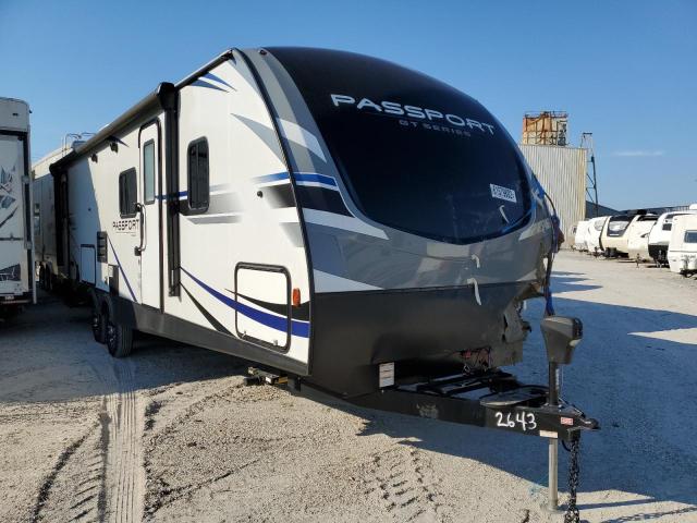 4YDT29528LD413946 - 2020 KEYSTONE PASSPORT WHITE photo 1