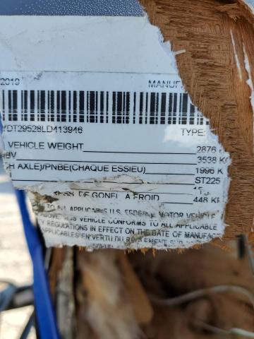 4YDT29528LD413946 - 2020 KEYSTONE PASSPORT WHITE photo 10