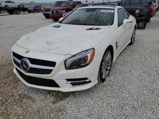 WDDJK7DA3FF032379 - 2015 MERCEDES-BENZ SL 550 WHITE photo 2