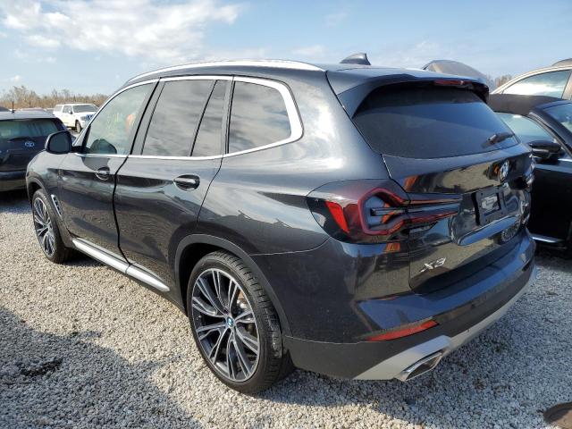 5UX43DP08N9L98226 - 2022 BMW X3 SDRIVE3 CHARCOAL photo 3