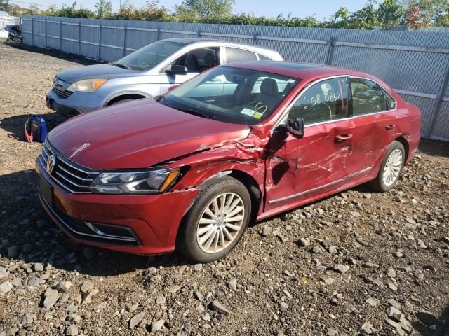 1VWBT7A37HC076291 - 2017 VOLKSWAGEN PASSAT SE RED photo 2