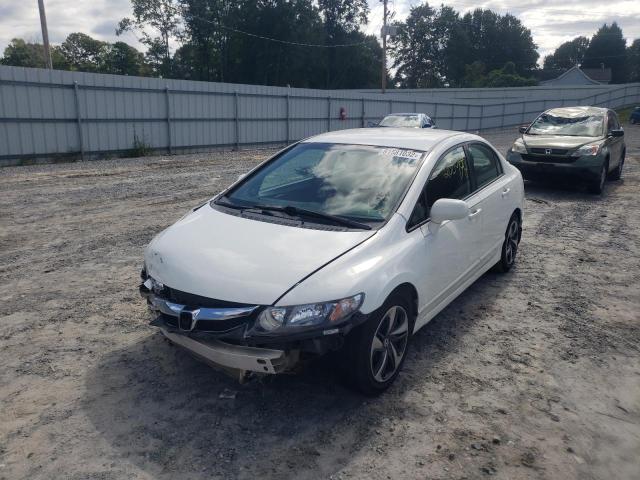 2HGFA1F60AH517161 - 2010 HONDA CIVIC LX-S WHITE photo 2