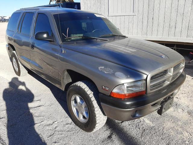 1B4HS28N7YF222694 - 2000 DODGE DURANGO GRAY photo 1