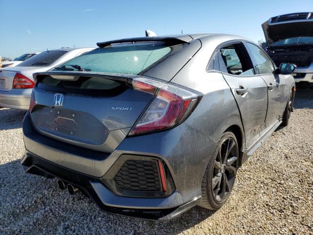 SHHFK7H42JU205549 - 2018 HONDA CIVIC SPOR GRAY photo 4